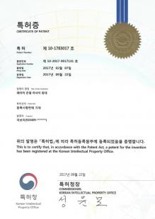 Certificate of patent