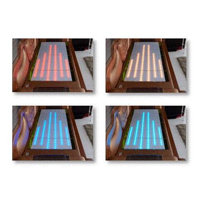Crystal transparent bed