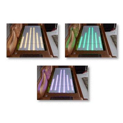 Crystal transparent bed